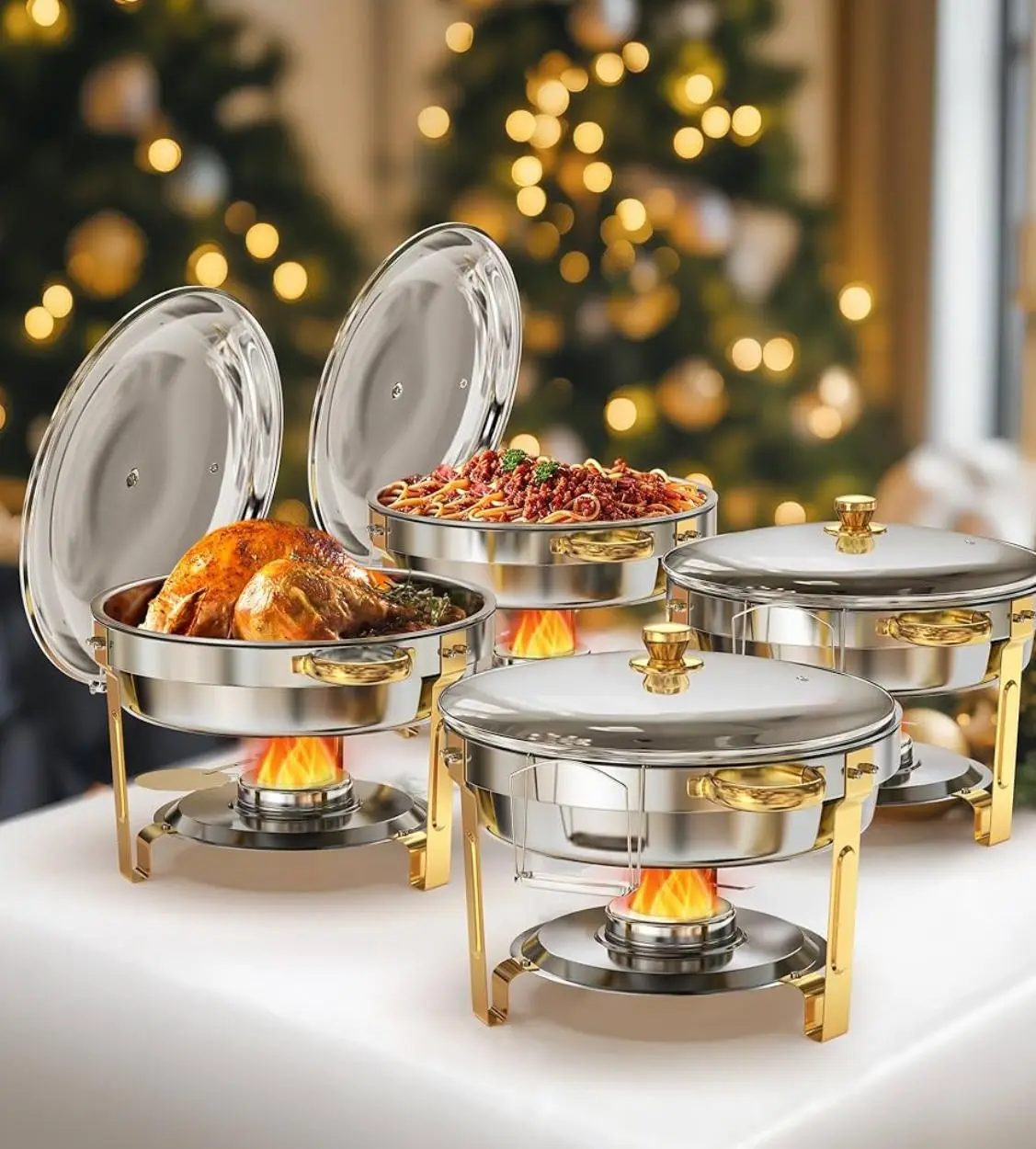 Shaffing Dish with Light